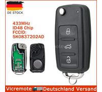 FunkSchlüssel 5K0837202AD 434MHz für VW Passat Golf Caddy Sharan Polo Touran Eos
