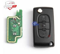 FUNKSCHLÜSSEL FÜR CITROEN C2 C3 C4 JUMPER JUMPY 433MHz ID46 MIT LICHT 3 TASTEN