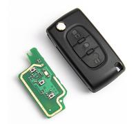 FUNKSCHLÜSSEL FÜR PEUGEOT 207 307 407 507 433Mhz ID46 PCF7961 + SCHLEIFEN FRÄSEN