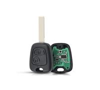 Funkschlüssel kompatibel mit Toyota Aygo, Citroën C1, C2, C3, C4, Peugeot 107, 207, 307, 206 - Elektronikmodul 433 MHz mit ID46 Transponderchip (Ersatz)