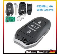 Funkschlüssel Schlüssel Für Peugeot Citroen 3 Tasten 433Mhz 4A Chip J575