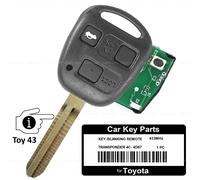 Funkschlüssel Schlüssel für Toyota Rav4 Land Cruiser Prado Yaris Verso Celica