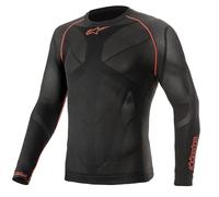 Ride Tech V2 Long Sleeve Funktions Unterhemd , M/L M/L schwarz rot