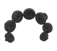 FUNOMOCYA 7 Stück Manuelles Bördelwerkzeug aus Kohlenstoffstahl für Bremsleitungen 3/16 bis 5/8 Zoll Professionelles Bremsleitungsbördelset für LKW Pkw und Motorräder