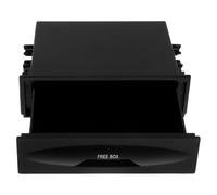 FUNOMOCYA Aufbewahrungsbox für Autoradio CD Player Universelle Auto CD Halterung Einlagige Radiobox mit Stauraum für Armaturenbrett Kompatibel mit Mehreren Automodellen