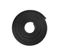 FUNOMOCYA Förmiger Auto Türkantenschutz Streifen Selbstklebend Kratzfest Wasserabweisend Verschleißfest UV beständig Geräuschdämmend für Autotüren und Karosserie Schwarz