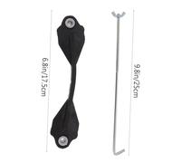 FUNOMOCYA Kfz Batteriehalterung aus Robustem Gummi mit Befestigungsschrauben Verstärkter Akkuhalter für Auto Van Lkw und Boot Vibrationsdämpfend und Einfach zu Montieren Praktisches