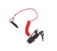 FUNOMOCYA Zündschlüssel Boot mit Sicherheitsband Langlebige Bootszündung Starter Ersatz Zündset für Außenbordmotoren