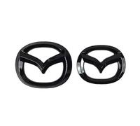 FURLOU Auto Embleme Für Mazda CX-30 2019 2020 2021 2022 2023,Heckkoffer Emblem Logo Abdeckung Abzeichen Aufkleber Selbstklebend Karosserie Styling Anbauteile Zubehör,Black-White