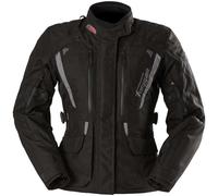 Furygan Apalaches Evo Damen Motorrad Textiljacke, schwarz-grau, Größe M