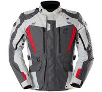 Furygan Apalaches Evo Motorrad Textiljacke, grau-weiss-rot, Größe L für Männer