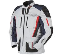 Furygan Brevent 3 in 1 grau-schwarz-rot-blaue Motorradjacke Ausverkauf L