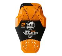 Furygan FULL BACK FURY D3O EVO - Level 2 zugelassener D3O-Rückenprotektor - zertifizierter Motorradschutz - leichter, Flexibler Komfort - Belüftungssicherheit, Orange Version 2024