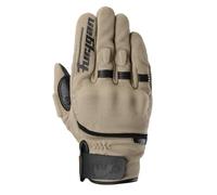 Furygan Jet D3O EVO - Motorradhandschuhe für Herren - 100% Lederhandfläche - Komfort - Sommerhandschuhe - Atmungsaktiv & Leicht - Bildschirmkompatibel - Touch Screen, Schwarz-Sand