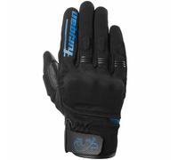 Furygan Motorradhandschuhe Jet D3O Evo – 100% Lederhandfläche, Touchscreen – Schwarz-Blau M