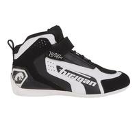 Furygan V4 Vented Gr. 44 kurze Motorrad Schuhe luftig Sommer schwarz-weiß
