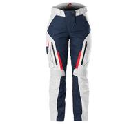 Furygan Women's Killington Lady-CE-zugelassene Motorradhose-Wasserdicht mit D3O-Protektoren-Abnehmbares Thermofutter-Belüftet-Verbindungsreißverschluss, Blau-Perlmutt-Rot, L