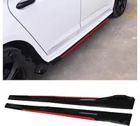 FUSKL Auto Trittbretter Seitenschweller für Audi Q3 Q5 Q7 Q8 8U F3 8R 4M, Seitentrittleistenpedale Kollisionsschutz Schweller Dekorative Zubehör,A/BlackRed