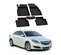 Fußmatten 3D Automatten Gummimatten für Opel Insignia 2008-2017 Gummi Schwarz 4x