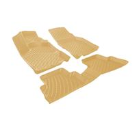 Fußmatten 3D Gummimatten für Honda City 2002-2009 Gummi TPE Beige 4tlg
