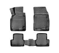 Fußmatten 3D Gummimatten für Renault Fluence Stufenheck 2010-2018 TPE Schwarz 4x