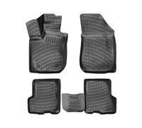 Fußmatten 3D Gummimatten für Renault Symbol Thalia Limo 2013-2020 TPE Schwarz 4x