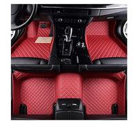 Fußmatten Auto Auto-Fußmatten Für Mercedes Für W211 Für E-Klasse 2003 2004 2005 2006 2007 2008 Jahre Innendetails Autozubehör Teppich Auto Matten(Rot)