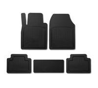 Fußmatten Gummimatten 3D Matte für Fiat 500 500C Gummi Schwarz 5tlg