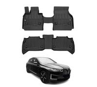 Fußmatten Gummimatten für BMW IX I20 2021-2026 OMAC Premium 3D Schwarz TPE 2 tlg