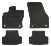 Fußmatten Set für VW T-Roc 1 2017-2025 Autoteppiche mit 100% Passform Schwarz