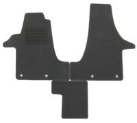 Fußmatten Set für VW T5 T6 T6.1 mit Drehknopf Befestigung Autoteppiche Passform