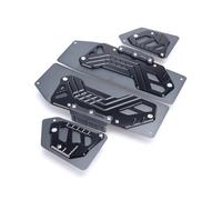 Fußrasten Fit Für Honda ADV-350 ADV 350 2022 2023 Motorrad Fußstütze Fuß Pads Platte Pedale Zubehör motorrad vorder(Black)