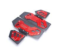 Fußrasten Fit Für Honda ADV-350 ADV 350 2022 2023 Motorrad Fußstütze Fuß Pads Platte Pedale Zubehör motorrad vorder(Red)