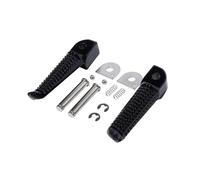 Fußrastenanlage Kompatibel Mit Yamaha Für XJR400 1993-2008 Für YZF-R1 1998 1999 Rutschfeste Fußrasten Hinten Aus Aluminium Für Motorräder Ersatzteile Zubehör(Black)