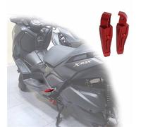 Fußrastenteil Motorrad-Beifahrerfußrasten Für YAMAHA XMAX300 XMAX 300 XMAX250 2017 2018 2019-2023 2024 Hintere Fußrasten, Zubehör(Rosso)