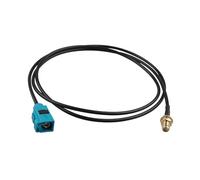 Futheda GPS DAB Antenne Adapterkabel Fakra Z Buchse auf SMA Buchse Auto Antenne Verlängerungskabel 1M für Stereo Android Head Unit GPS Navigation UKW DAB Radio 4G LTE Telematik Bluetooth Modul