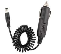 Futheda Kfz-Zigarettenanzünder-Netzadapter Stecker auf Gleichstrom 5,5 x 2,1 mm Stecker 12 V Feder-Verlängerungskabel für Auto-Rückfahrkamera CCTV-Monitore oder Motorgerät