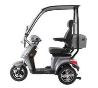 Futura E-Nobilus mit Dach Elektromobil - Seniorenmobil 25 km/h, 1000 W, 60 V/20 Ah Lithium-Akku, bis 60 km Reichweite, Straßenzulassung, Light Grey