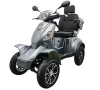 Futura VitaCare Neo Elektromobil - 4-rädriges Seniorenfahrzeug mit Straßenzulassung, 45 km/h, Führerschein AM, 3000 W, 60 V/20 Ah Lithium-Akku, bis 50 km Reichweite, 140 kg Zuladung, Light Grey