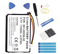 Fuworance Li-ion Akku Batterien 3,7V 1100mAh Kompatibel mit Garmin GPS Drive 50 LM, Drive 51LMT-S, DriveSmart 5 LMT, Nuvi 30, Nuvi 50LM, Nuvi 52, Nuvi 52LMT, Nuvi 55LMT 361-00056-00 +Reparaturwerkzeug