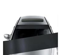 FVVWVRCSX Sonnenblendstreifen Windschutzscheibe, Für VW ID.7 Tourer 2024 2025 Blendstreifen Frontscheibe Scheibenkeil Sonnenschutzfolie UV-Schutz Folie,B Matte Black