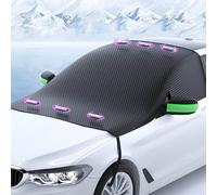 FXDSCA Frontscheibenabdeckung Auto für Skoda Scala 2019 2020 2021 2022 2023, Magnet Auto Scheibenabdeckung Auto Winter Windschutzscheibenabdeckung für Gegen Schnee EIS Frost,B Green
