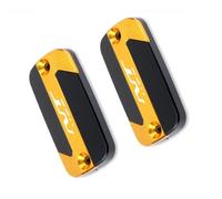 FXVBG Reservoir-Zubehör Für H-ONDA NT1100 NT 1100 DCT 2021 2022 2023 Motorräder CNC Front Brake Reservoir Flüssigkeit Tank Abdeckung Öl Tasse Kappe(Gold)