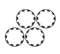 Fyearfly 4er Set Felgenschutzringe 20 Zoll matt schwarz - für Induktionsfelgen (Klemmring)
