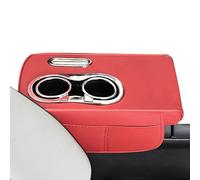 Fyrdyn Auto-Armlehnenkissen, Auto-Armlehnen, mit Seitentasche, dicke Erhöhung, Matte, Getränkehalter, Taschentuchbox für SUV, Anhänger, Fahrer