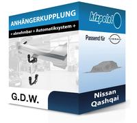 Für Nissan Qashqai 02.2014-10.2018 G.D.W. Anhängerkupplung abnehmbar neu