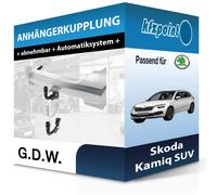 Für Skoda Kamiq SUV 09.2019-jetzt G.D.W. Anhängerkupplung abnehmbar neu