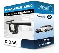 GDW Anhängerkupplung starr mit angeschraubtem Kugelkopf - BMW i4