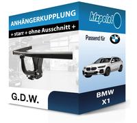 G.D.W. Anhängekupplung starr passend für BMW X1 11.2014-06.2022 neu
