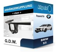GDW Anhängerkupplung starr mit angeschraubtem Kugelkopf - BMW X6